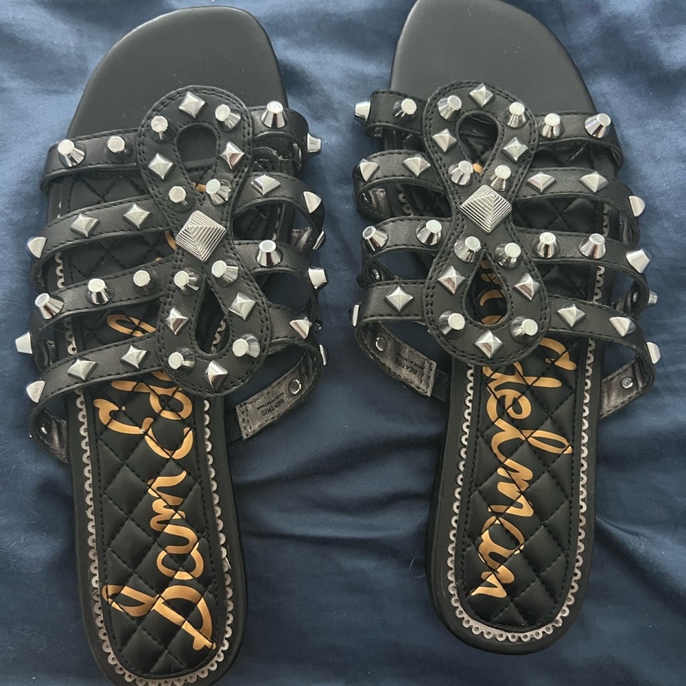 NWOT Sam Edelman studded slide sandals 8.5